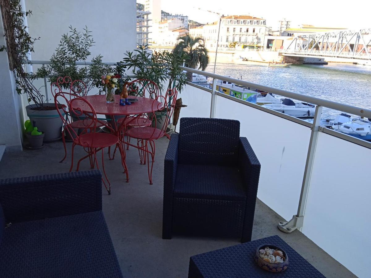 Appartement Cosy Terrasse Vue Quai Canal + Parking Sète Dış mekan fotoğraf